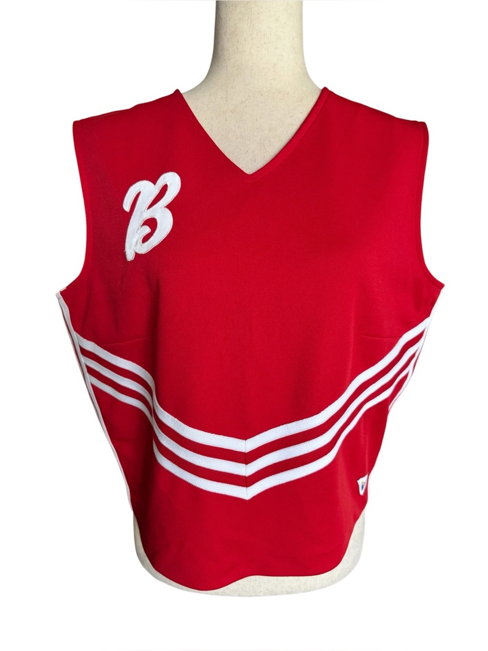 Varsity Red Cheer Shell Tank Top